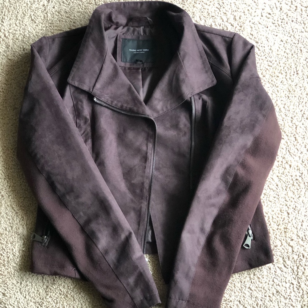 Maroon Suede Jacket
